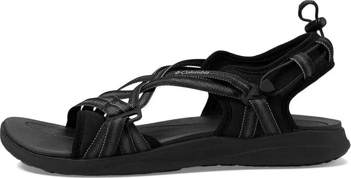 Columbia Columbiatm Sandal Women's Shoes Black/Ti Grey Steel : 5 B - Medium, Synthetic - Image 6