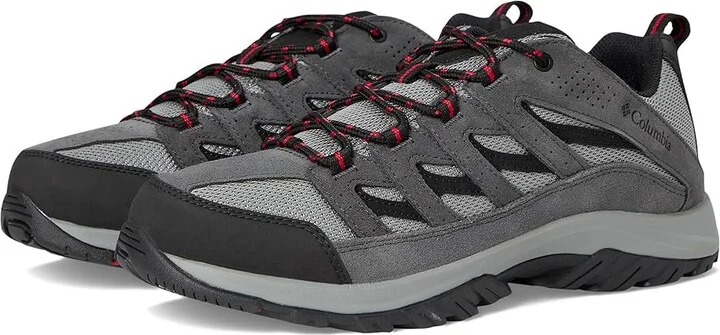 Columbia Crestwood Men's Shoes Dark Grey/Mountain Red : 15 D - Medium, Synthetic/Textile