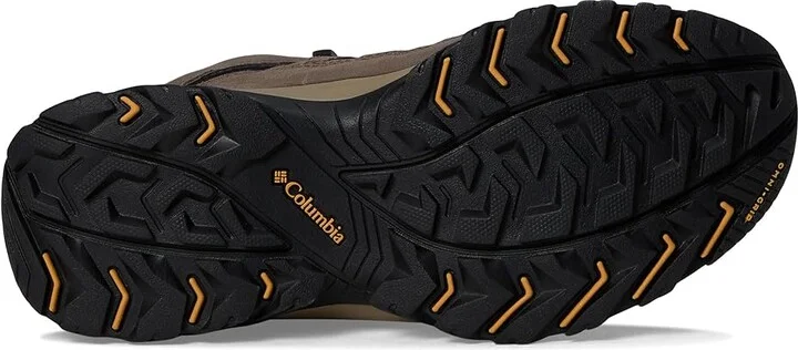 Columbia Crestwood Mid Waterproof Men's Shoes Cordovan/Squash 1 : 10 D - Medium, Suede/Textile - Image 3