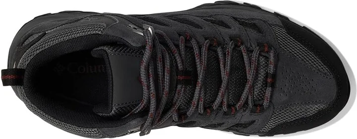 Columbia Crestwood Mid Waterproof Men's Shoes Dark Grey/Deep Rust : 13 D - Medium, Suede/Textile - Image 2