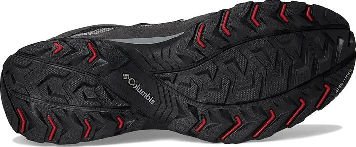 Columbia Crestwood Mid Waterproof Men's Shoes Dark Grey/Mountain Red : 17 D - Medium, Suede/Textile - Image 3