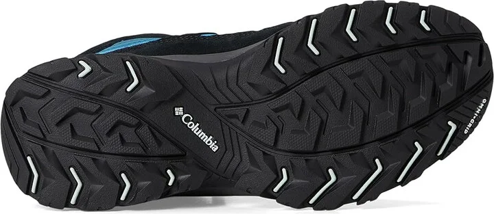 Columbia Crestwood Mid Waterproof Women's Shoes Black/Skylight : 5.5 B - Medium, Synthetic/Textile - Image 3