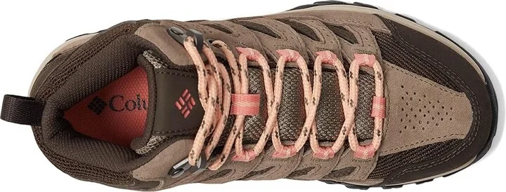 Columbia Crestwood Mid Waterproof Women's Shoes Cordovan/Mud : 6 D - Wide, Synthetic/Textile - Image 2