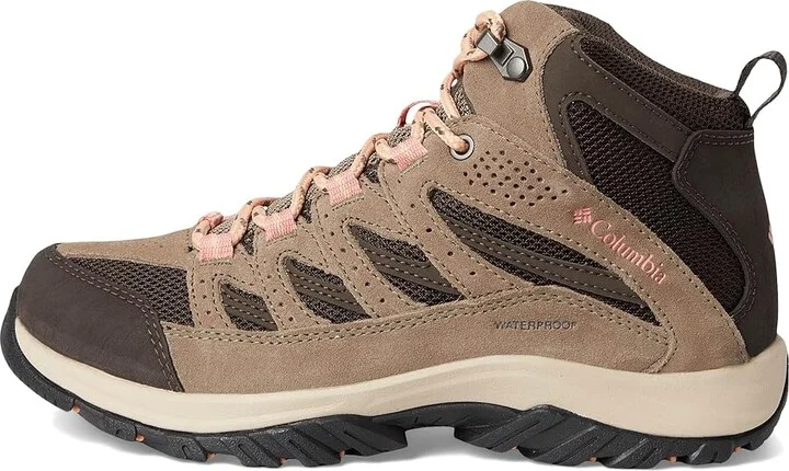Columbia Crestwood Mid Waterproof Women's Shoes Cordovan/Mud : 6 D - Wide, Synthetic/Textile - Image 6