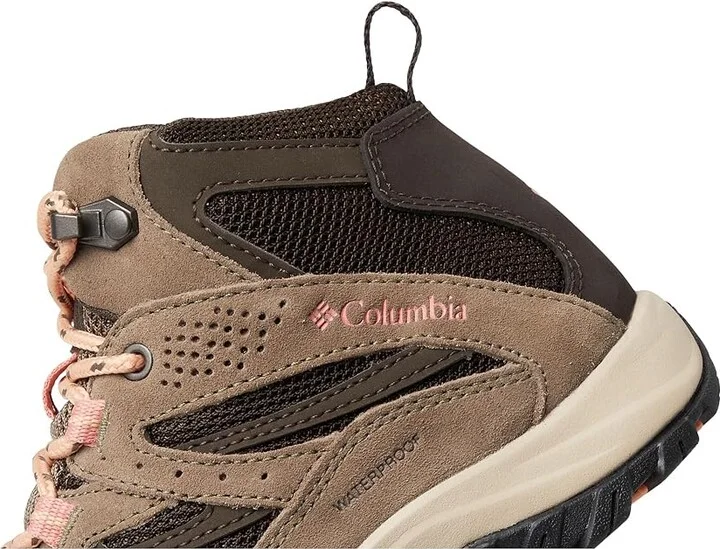 Columbia Crestwood Mid Waterproof Women's Shoes Cordovan/Mud : 6 D - Wide, Synthetic/Textile - Image 7