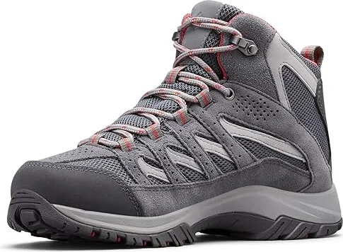 Columbia Crestwood Mid Waterproof Women's Shoes Graphite/Daredevil : 12 B - Medium, Synthetic/Textile - Image 5