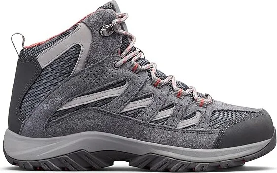 Columbia Crestwood Mid Waterproof Women's Shoes Graphite/Daredevil : 12 B - Medium, Synthetic/Textile - Image 7