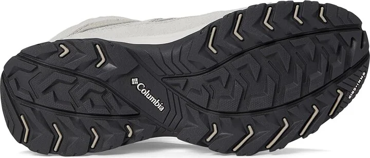 Columbia Crestwood Mid Waterproof Women's Shoes Moonstone/Soft Taupe : 8.5 D - Wide, Synthetic/Textile - Image 3