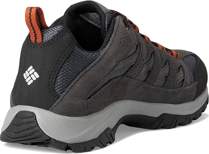 Columbia Crestwood Waterproof Men's Shoes Graphite/Dark Adobe 1 : 11.5 D - Medium, Suede/Textile - Image 4