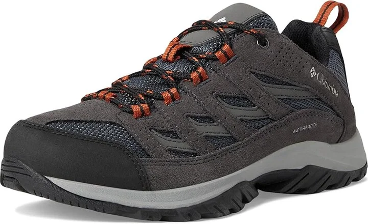 Columbia Crestwood Waterproof Men's Shoes Graphite/Dark Adobe 1 : 11.5 D - Medium, Suede/Textile - Image 5