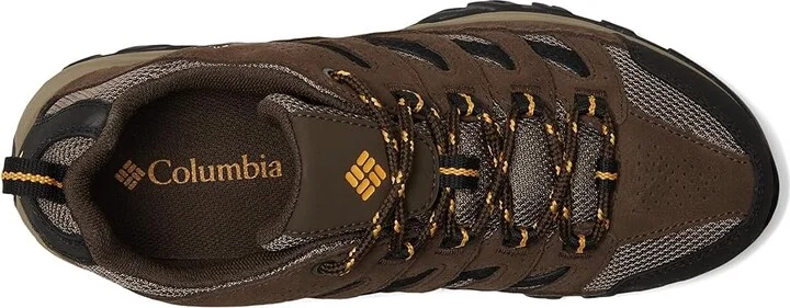Columbia Crestwood Waterproof Men's Shoes Mud/Squash 1 : 11 D - Medium, Suede/Textile - Image 2