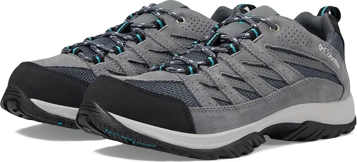 Columbia Crestwood Women's Shoes Graphite/Pacific Rim : 10 B - Medium, Suede/Textile