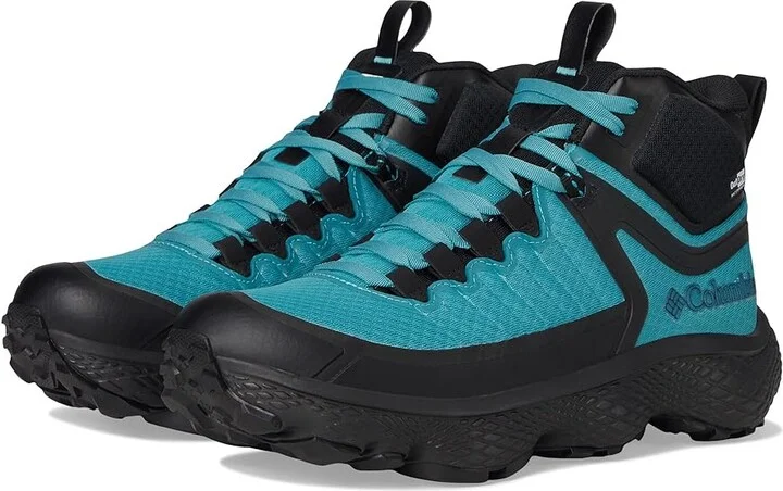 Columbia Escape Thrive Titanium Mid Outdry Women's Climbing Shoes Teal/Black : 11 B - Medium, Canvas