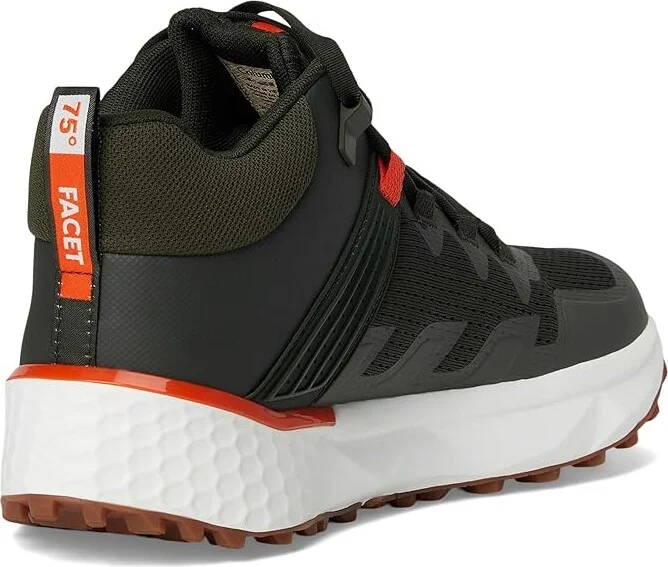 Columbia Facet 75 Mid Outdry Men's Climbing Shoes Greenscape/Red Quartz : 8 D - Medium, Canvas - Image 4