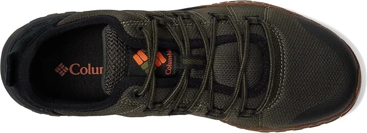 Columbia Fairbanks Low Men's Climbing Shoes Deep Olive/Desert Sun : 15 D - Medium, Rubber/Suede - Image 2