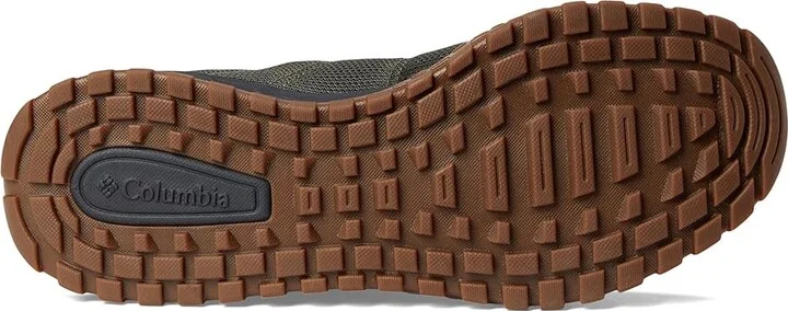 Columbia Fairbanks Low Men's Climbing Shoes Deep Olive/Desert Sun : 15 D - Medium, Rubber/Suede - Image 3