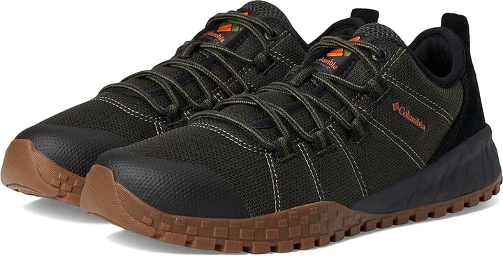 Columbia Fairbanks Low Men's Climbing Shoes Deep Olive/Desert Sun : 15 D - Medium, Rubber/Suede