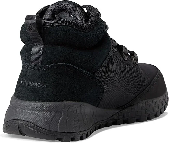 Columbia Fairbanks Mid Men's Climbing Shoes Black/Shark : 11.5 D - Medium, Suede/Textile - Image 4
