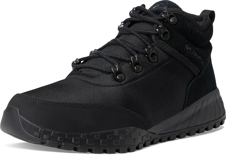 Columbia Fairbanks Mid Men's Climbing Shoes Black/Shark : 11.5 D - Medium, Suede/Textile - Image 5