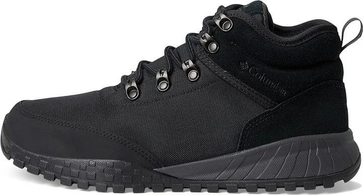 Columbia Fairbanks Mid Men's Climbing Shoes Black/Shark : 11.5 D - Medium, Suede/Textile - Image 6