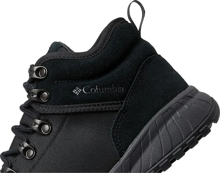 Columbia Fairbanks Mid Men's Climbing Shoes Black/Shark : 11.5 D - Medium, Suede/Textile - Image 7