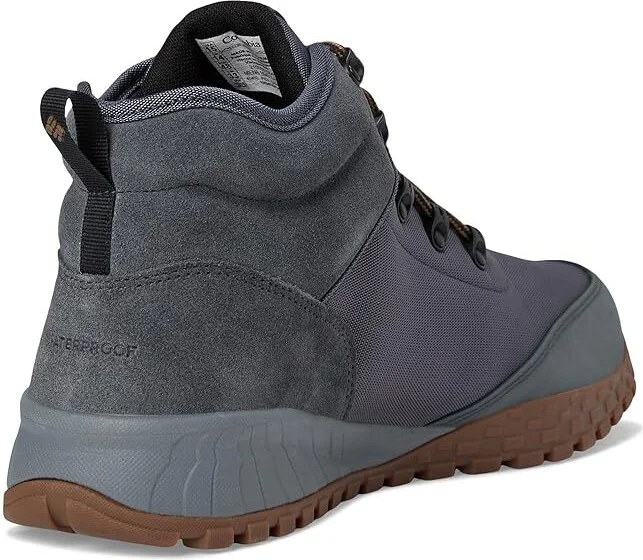 Columbia Fairbanks Mid Men's Climbing Shoes Graphite/Delta : 13 D - Medium, Suede/Textile - Image 4