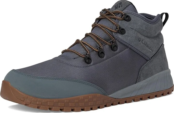 Columbia Fairbanks Mid Men's Climbing Shoes Graphite/Delta : 13 D - Medium, Suede/Textile - Image 5