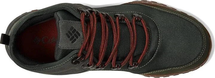 Columbia Fairbanks Mid Men's Climbing Shoes Gravel/Dark Moss : 8.5 D - Medium, Suede/Textile - Image 2