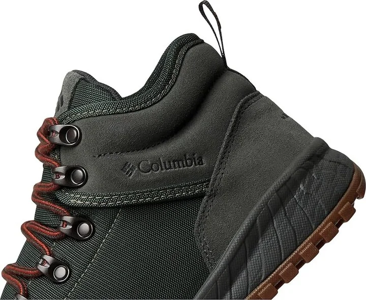 Columbia Fairbanks Mid Men's Climbing Shoes Gravel/Dark Moss : 8.5 D - Medium, Suede/Textile - Image 7