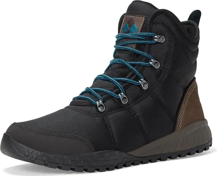 Columbia Fairbanks Omni-Heat Men's Shoes Black/Cordovan 1 : 10 D - Medium, Suede/Textile - Image 5