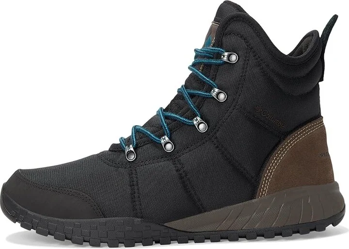 Columbia Fairbanks Omni-Heat Men's Shoes Black/Cordovan 1 : 10 D - Medium, Suede/Textile - Image 6