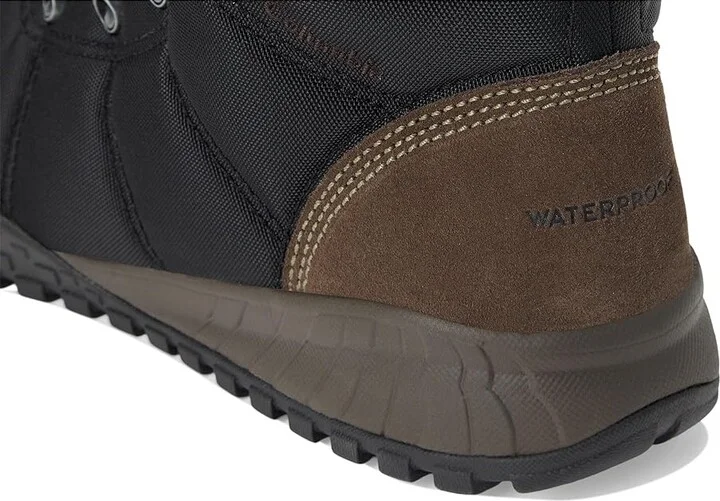 Columbia Fairbanks Omni-Heat Men's Shoes Black/Cordovan 1 : 10 D - Medium, Suede/Textile - Image 7