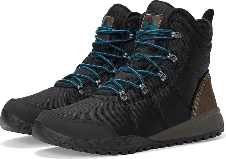 Columbia Fairbanks Omni-Heat Men's Shoes Black/Cordovan 1 : 10 D - Medium, Suede/Textile