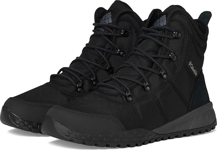 Columbia Fairbanks Omni-Heat Men's Shoes Black/Titanium II : 13 E - Wide, Suede/Textile