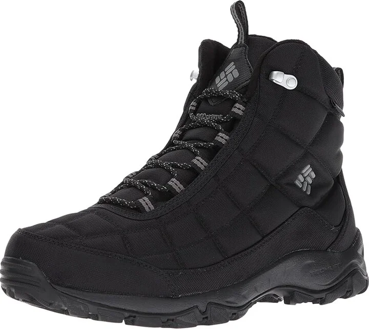 Columbia Firecamp Boot Men's Boots Black/City Grey 1 : 11 D - Medium, Textile - Image 2