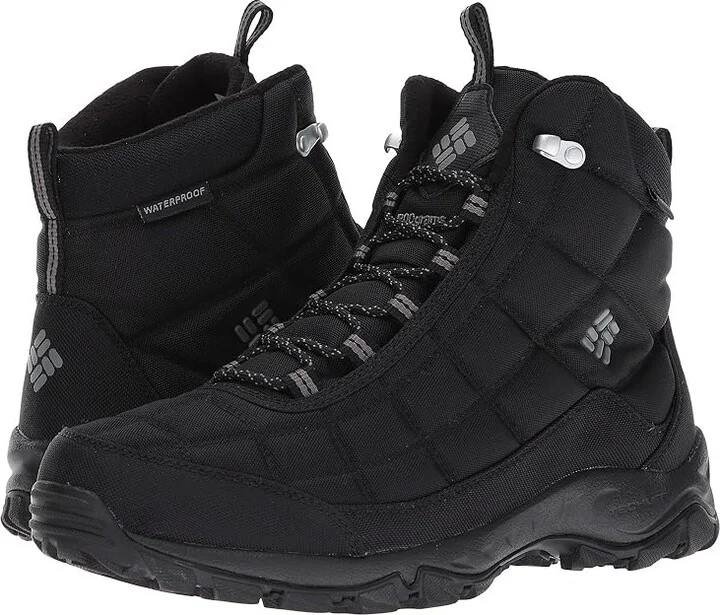 Columbia Firecamp Boot Men's Boots Black/City Grey 1 : 11 D - Medium, Textile