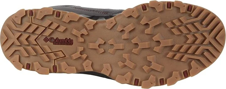 Columbia Flowtm Centre Men's Shoes Dark Grey/Red Jasper : 8 D - Medium, Textile - Image 3