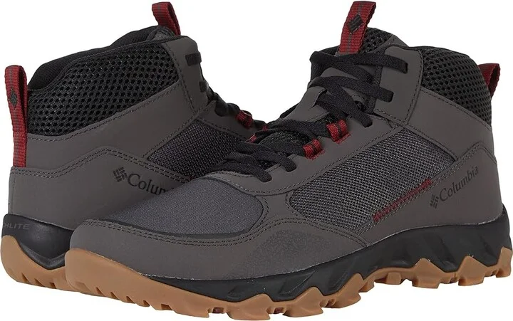 Columbia Flowtm Centre Men's Shoes Dark Grey/Red Jasper : 8 D - Medium, Textile