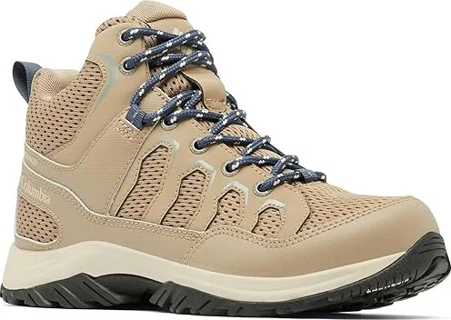 Columbia Granite Trail Mid Waterproof Women's Climbing Shoes Ash Brown/Nocturnal : 6 B - Medium, Leather