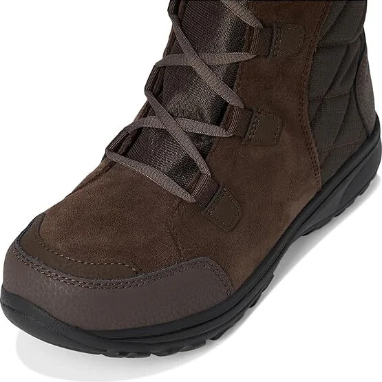 Columbia Ice Maiden II Women's Climbing Shoes Cordovan/Siberia : 10 D - Wide, Leather - Image 2
