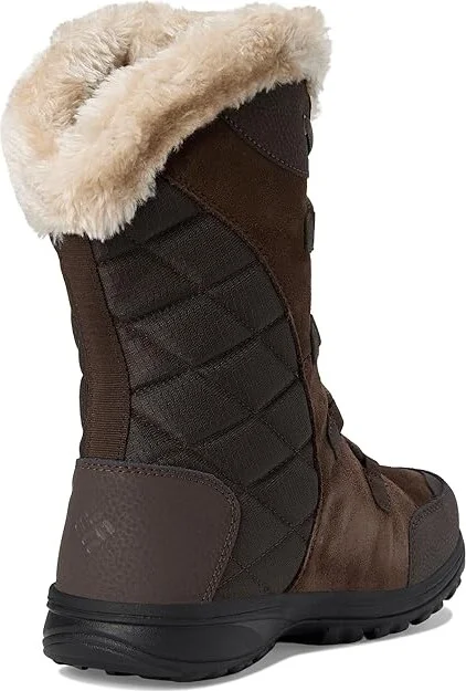 Columbia Ice Maiden II Women's Climbing Shoes Cordovan/Siberia : 10 D - Wide, Leather - Image 4