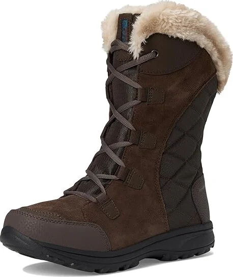 Columbia Ice Maiden II Women's Climbing Shoes Cordovan/Siberia : 10 D - Wide, Leather - Image 5