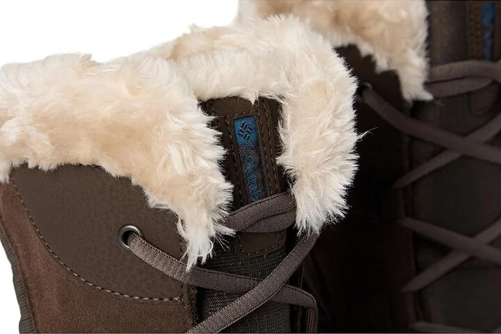 Columbia Ice Maiden II Women's Climbing Shoes Cordovan/Siberia : 10 D - Wide, Leather - Image 7