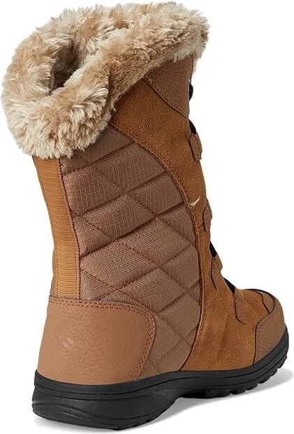 Columbia Ice Maiden II Women's Climbing Shoes Cordovan/Siberia : 10 D - Wide, Leather - Image 10