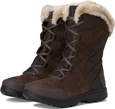 Columbia Ice Maiden II Women's Climbing Shoes Cordovan/Siberia : 10 D - Wide, Leather