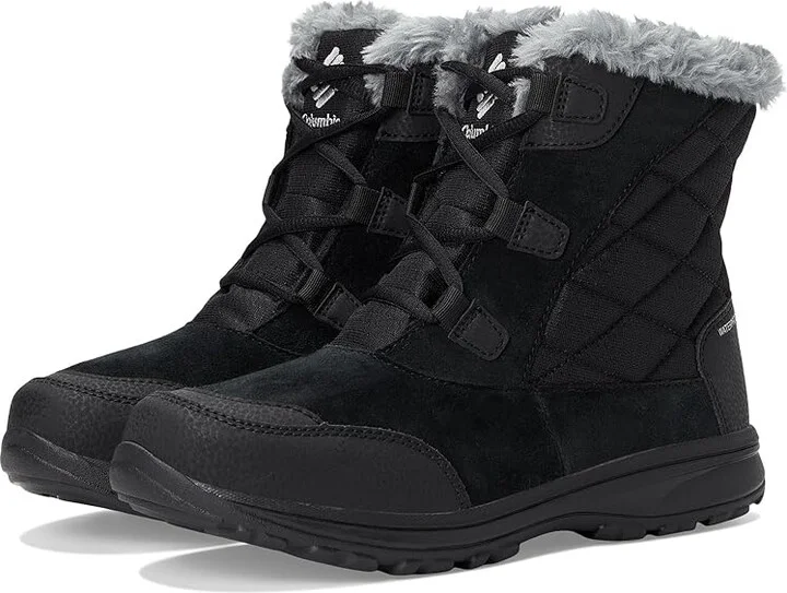 Columbia Ice Maiden Shorty Women's Climbing Shoes Black/Columbia Grey : 6.5 B - Medium, Leather