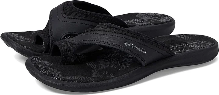 Columbia Keatm II Women's Sling Back Shoes Black/Ti Grey Steel : 10 B - Medium, Leather