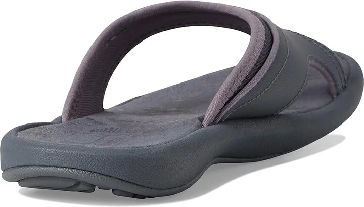 Columbia Keatm II Women's Sling Back Shoes Graphite/Granite Purple : 9 B - Medium, Leather - Image 4