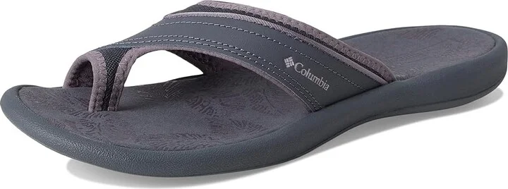 Columbia Keatm II Women's Sling Back Shoes Graphite/Granite Purple : 9 B - Medium, Leather - Image 5