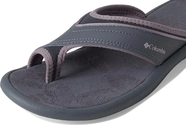 Columbia Keatm II Women's Sling Back Shoes Graphite/Granite Purple : 9 B - Medium, Leather - Image 7